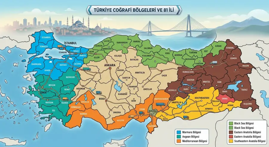 İstanbul Türkiye 81 İl Ambar Nakliye Şehirlerarasi Tasimacilik